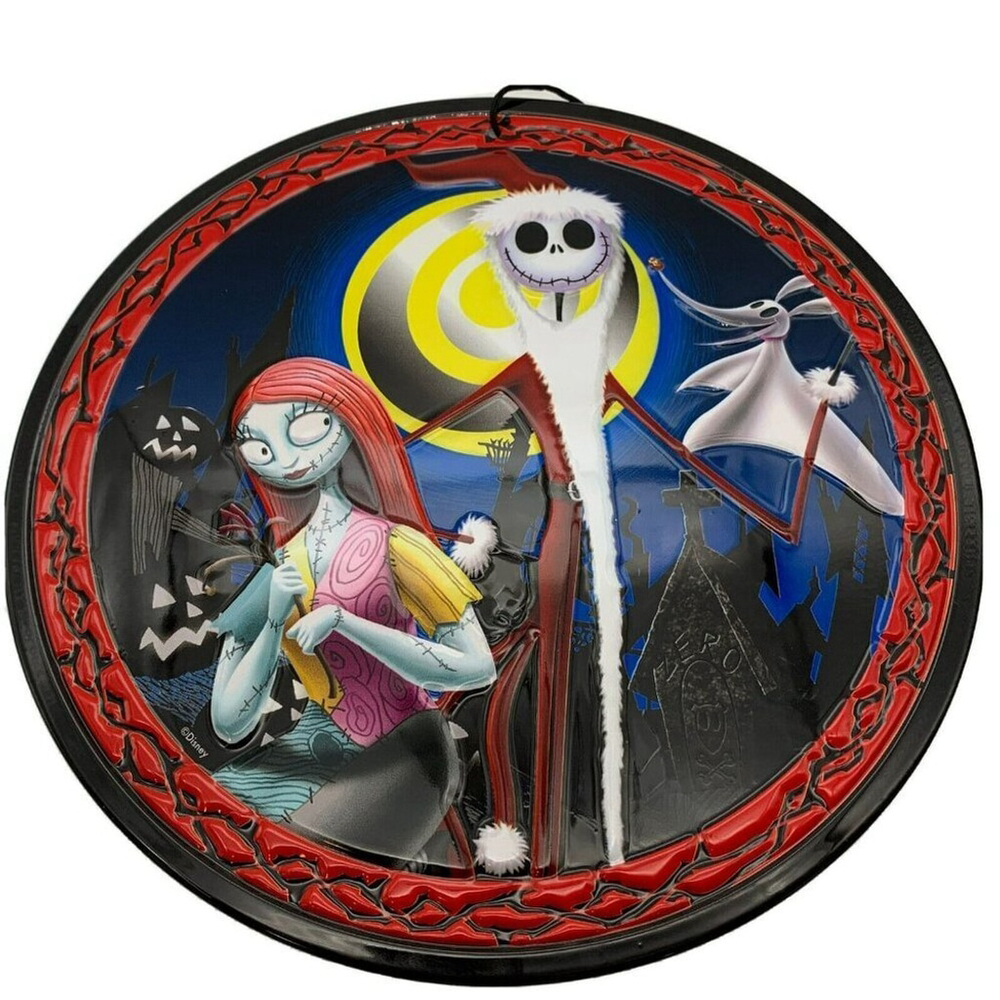 Nightmare Before Christmas decorations Metal Hanging Sign 12in
